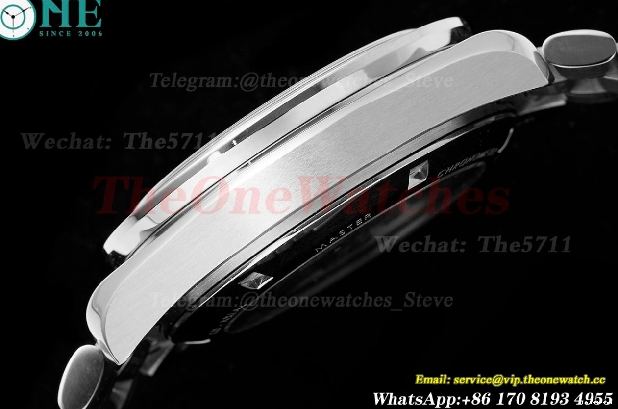 SS RMF White A7750 Mod SS Speedmaster Dial 41mm 0203